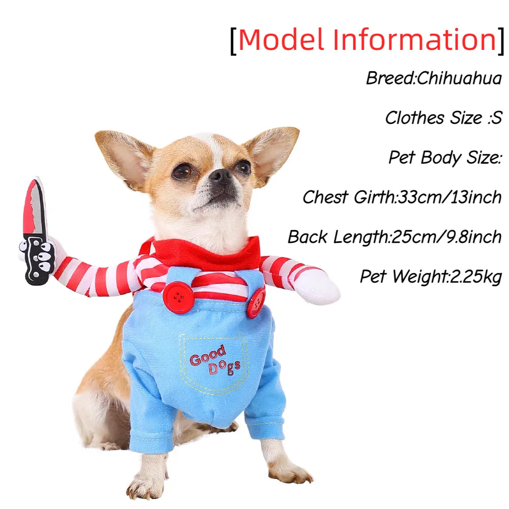 Playful Knife-Illusion Pet Costume
