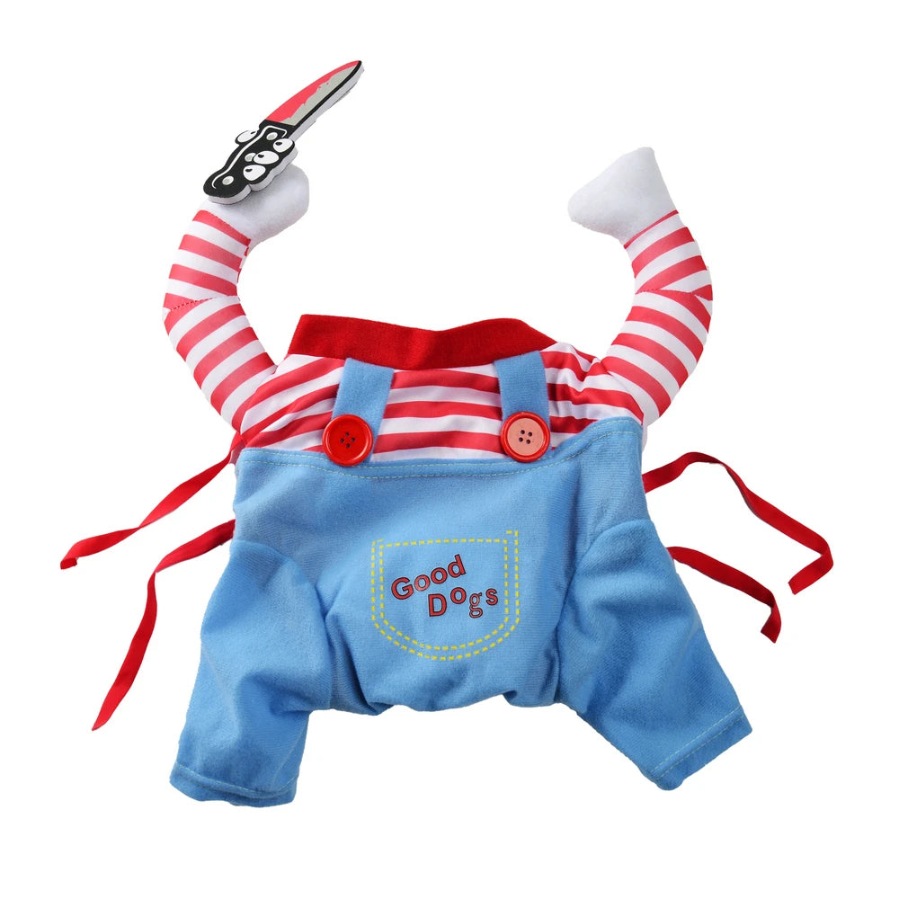 Playful Knife-Illusion Pet Costume