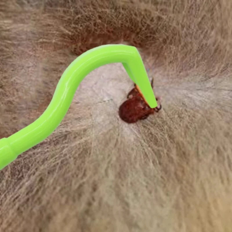 Pet Tick Hook & Tweezer Tool Set