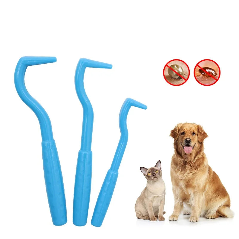 Pet Tick Hook & Tweezer Tool Set